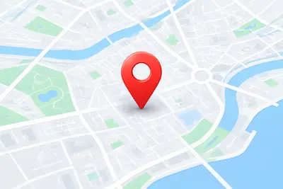 موقعیت بازار گل و گیاه روی نقشه